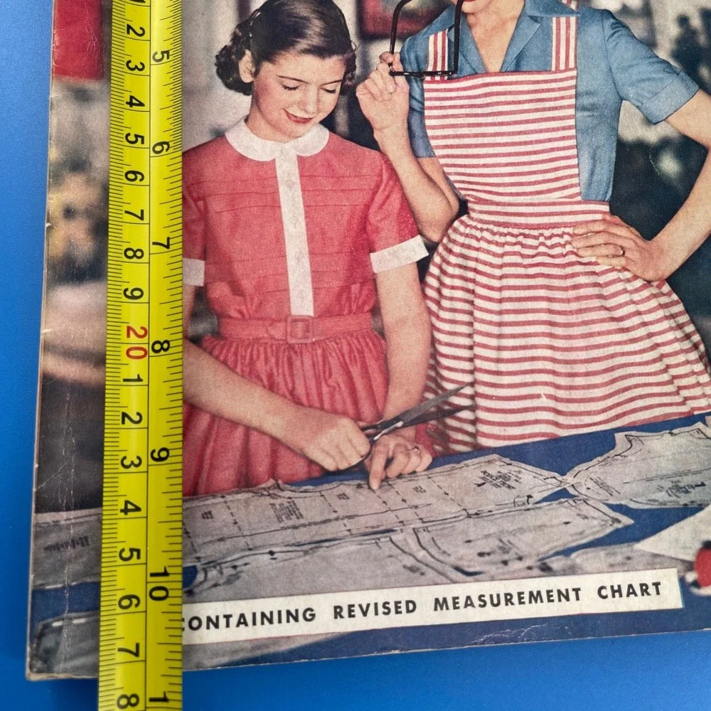 Vogue Dressmaking Simplicity Sewing Books 1950s Soft Cover Ephemera Vintage Ads
